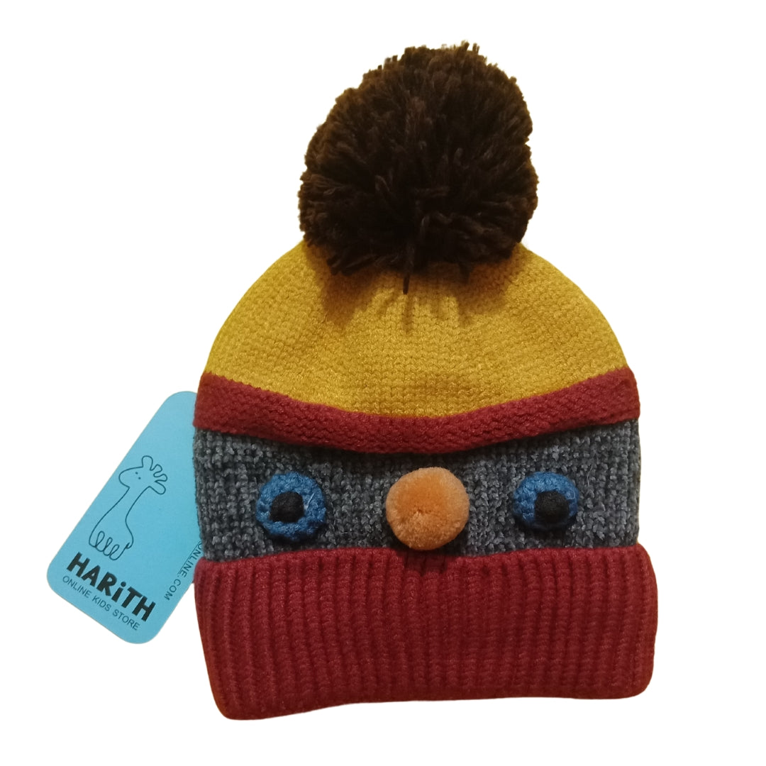 Little Man Winter Wool Cap for Boys 3-7 Year