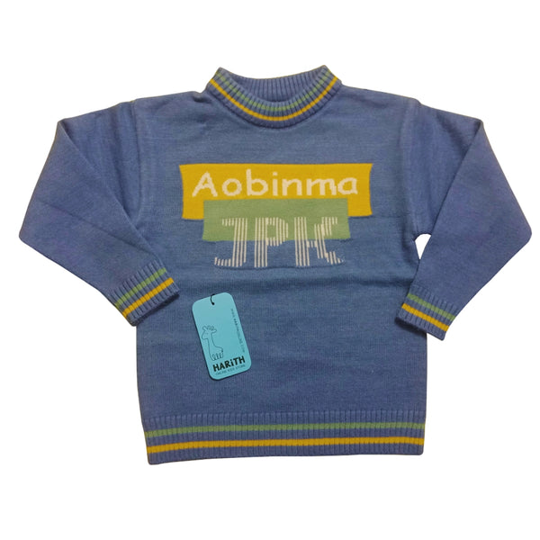 Aobinma JPk Kids crew neck Winter Sweater Pull over